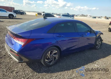 2025 Hyundai Elantra Sel Sport from USA, damaged, VIN KMHLM4DG3SU926576